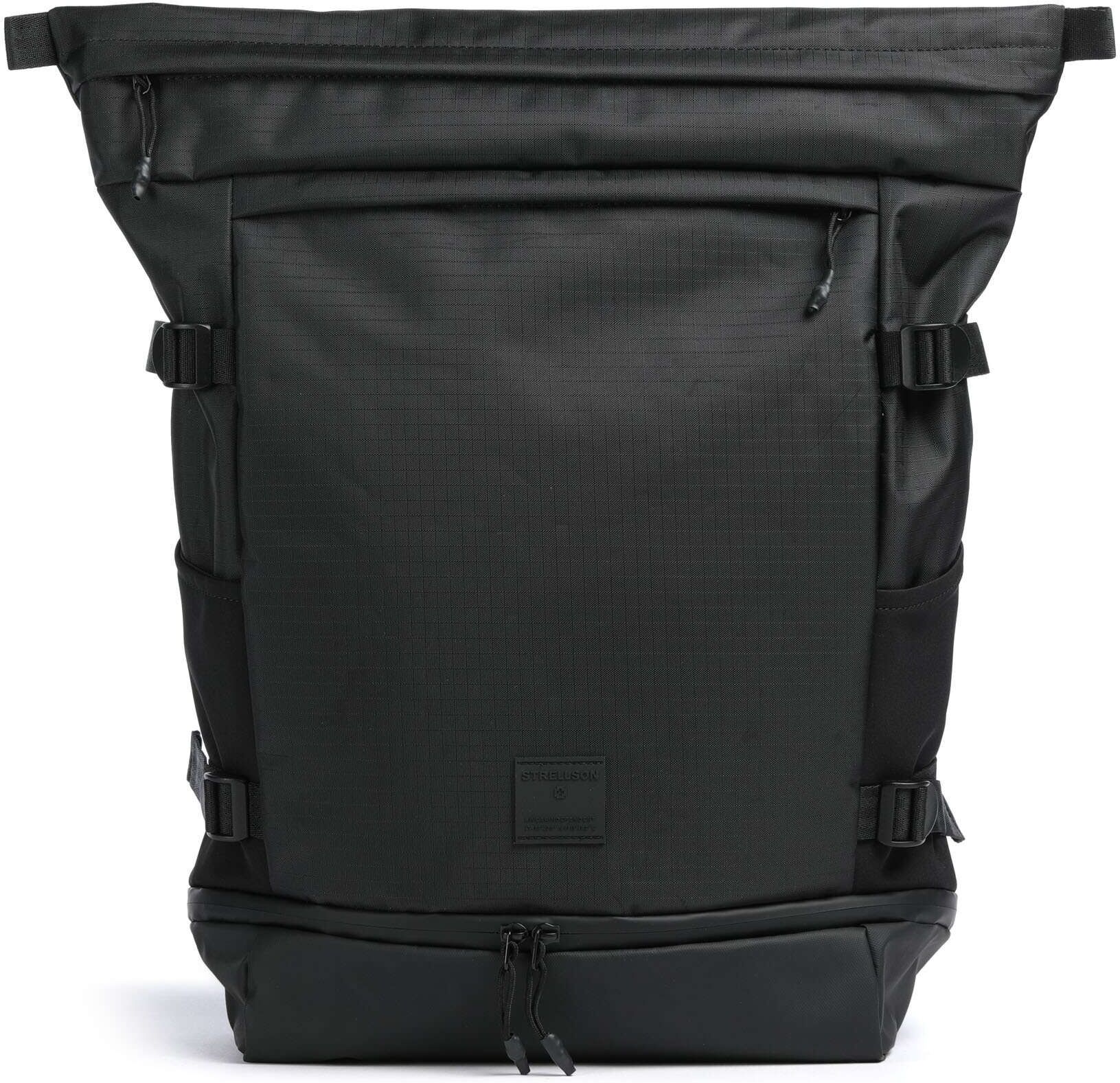 Strellson New Ham Sebastian Rolltop Rucksack, schwarz