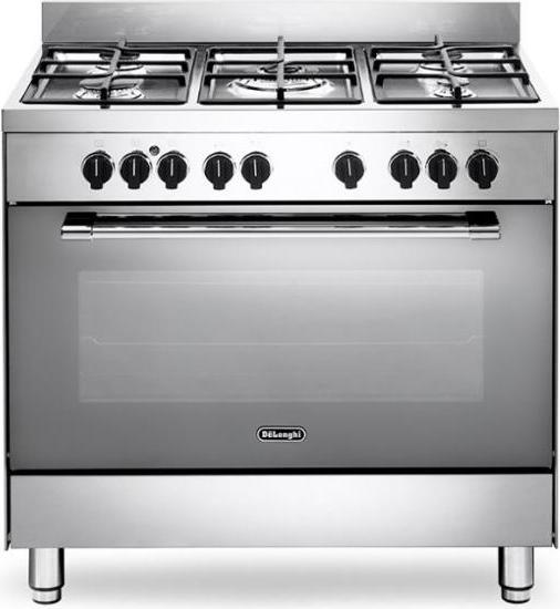 De'Longhi GEMMA 96 M ED, Kochstellen, Edelstahl, Drehregler, Schwarz, Edelstahl, Vorderseite