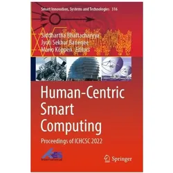 Human-Centric Smart Computing, Fachbücher von Siddhartha Bhattacharyya, Mario, Jyoti, Köppen, Sekhar Banerjee