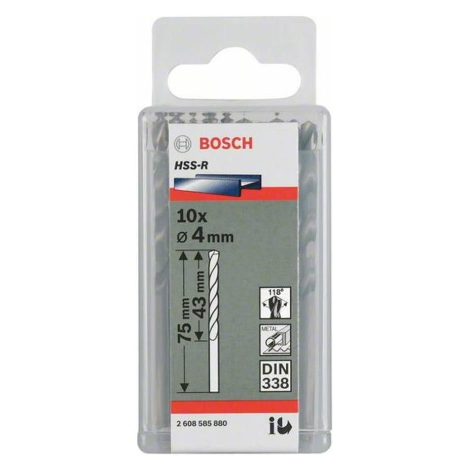 Bosch Professional Zubehör HSS Metall-Spiralbohrer 3.5 mm (3.5 mm) (2607018413)