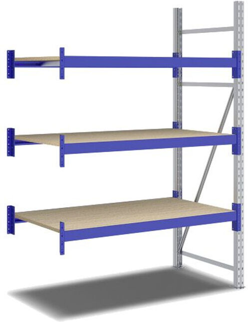 Rayonnages mi-lourds p 800 montants galvanisés Bito lissesement époxy (25759)