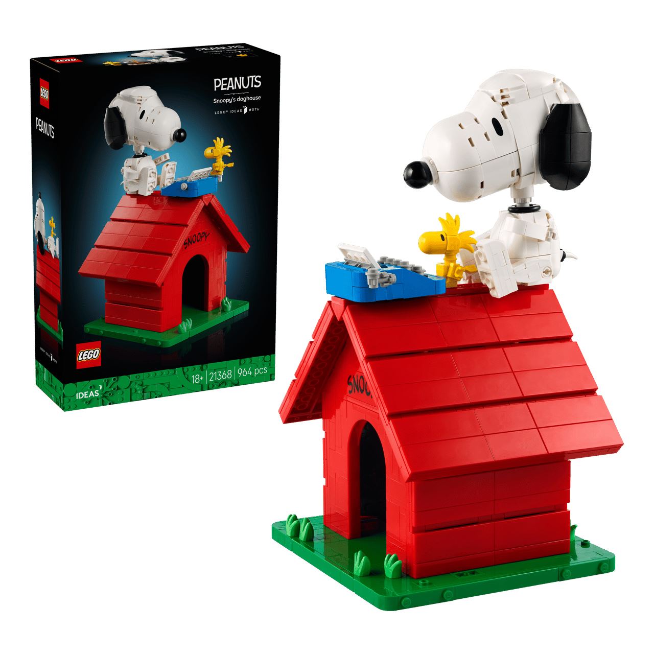 LEGO Ideas 21368 Peanuts: Snoopys Hundehütte