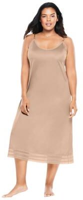 Plus Size Women's Full Slip Snip-to-Fit - Long by Comfort Choice in Nude (Size 4X)