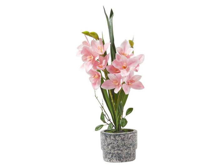 KUNSTBLUME Orchidee rosa im Deko-Topf, 58 cm