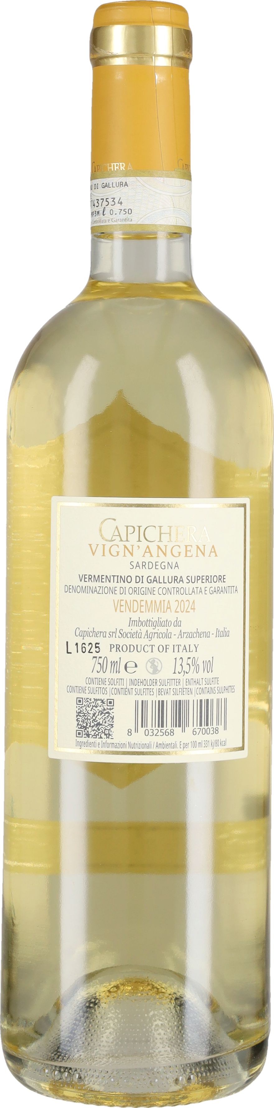 Vermentino di Gallura 'Vigna 'Ngena' Capichera 2025