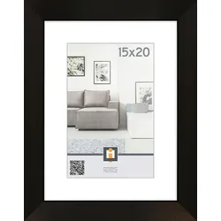 Intertrading Bilderrahmen Livorno 18 x 23 cm Kunststoff Schwarz