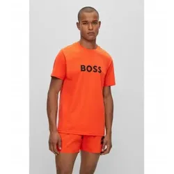 BOSS für Herren. 50503276 Logo-T-Shirt orange (L), Lässig, Baumwolle, Kurzarm