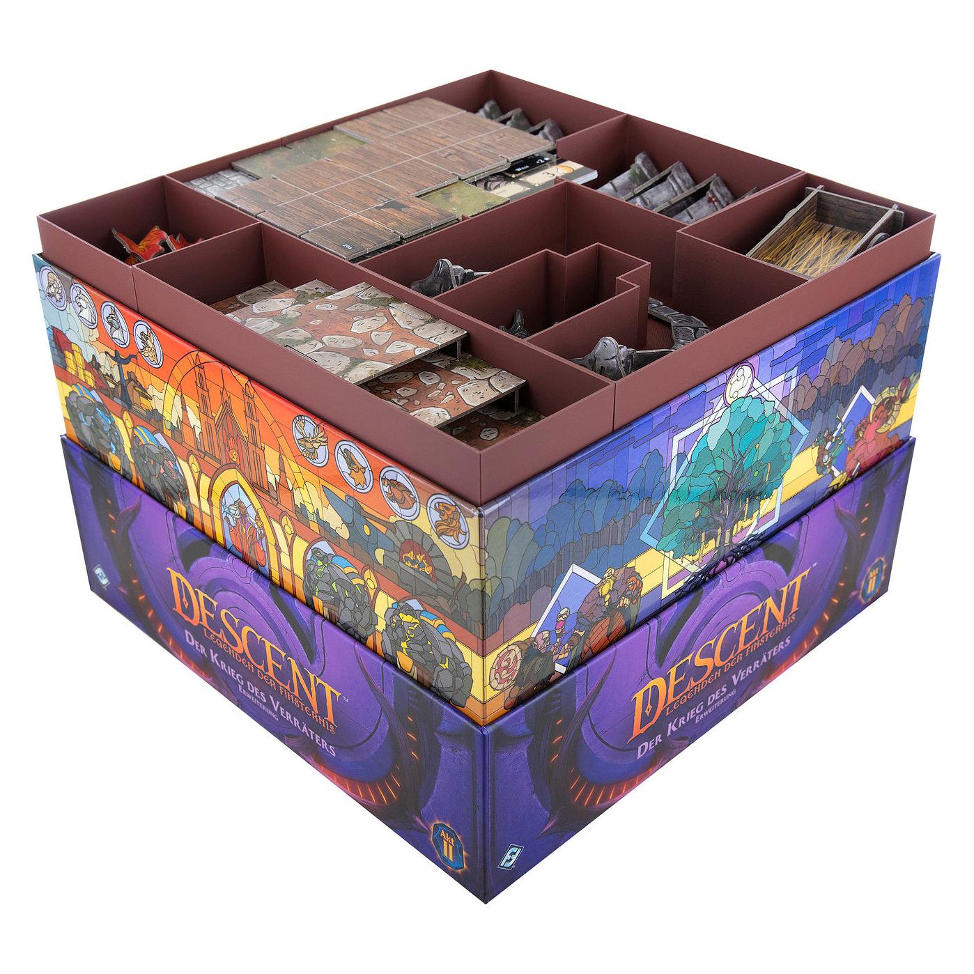 Feldherr Schaumstoff-Set Premium Organizer Insert für Descent: Legenden der Fin (Kunststoff, Schaumstoff) (BE09Set)