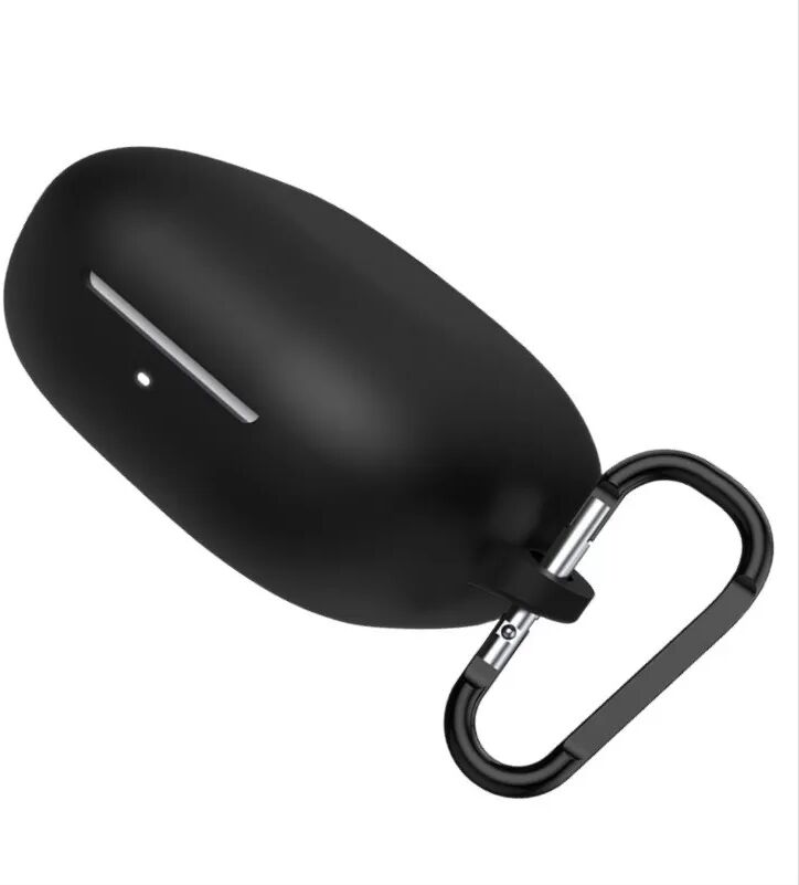 INF Étui de protection en silicone compatible avec les écouteurs Bluetooth Honor Earbuds X9 - Antichoc, Protection complète Le noir