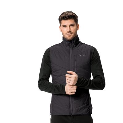 Steppweste VAUDE "Men's Sesvenna Vest IV", Herren, Gr. XL, schwarz, Obermaterial: 100% Polyamid. Futter: 100% Polyamid. Wattierung: 100% Polyester, Westen Steppweste, leichte Wärmeschicht, geringes Packmaß, wasserabweisende Ausrüstung