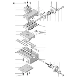 PROXXON 24002-03-35 Schraube für Drehmaschine PD 250/E