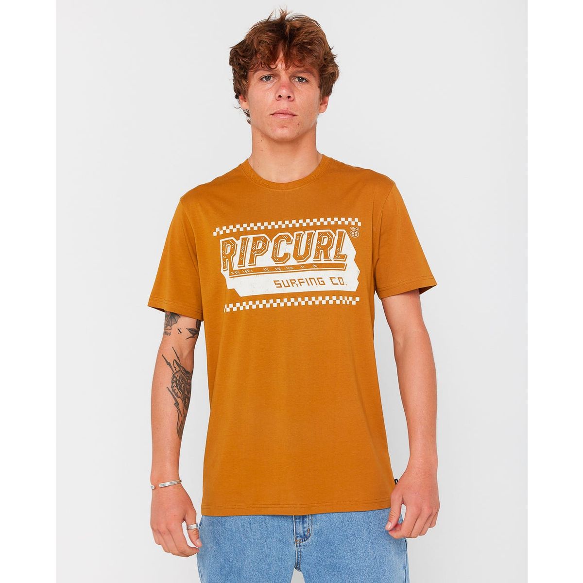 RipCurl Sportline Invader Tee bronze (3150) S 0UBMTE_3150_S
