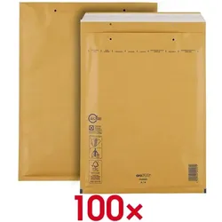 aroFol Luftpolster-Versandtaschen 100 Stück 5 versch. Größen braun braun