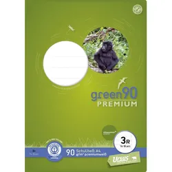 Heft - LIN4, A4, 16 Blatt, 90 g/qm, 10 mm liniert