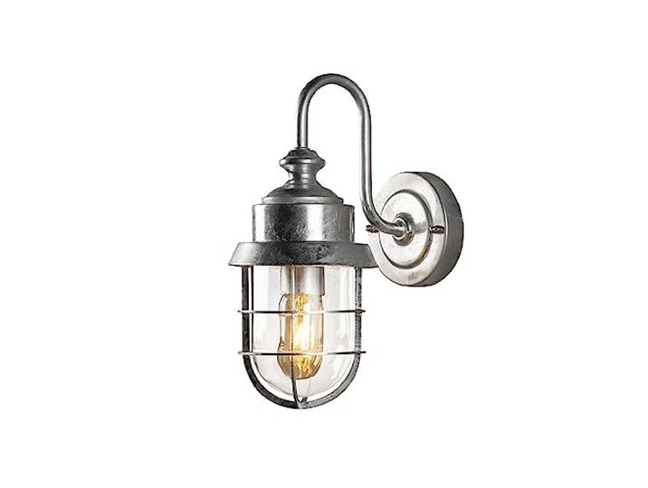 Konstsmide Cerignola Wandleuchte E27 galvanisiert Stahl/klares Glas 7351-320