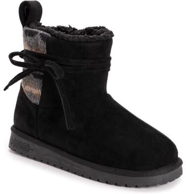 MUK LUKS Teenie - Womens 9 Black Boot Medium