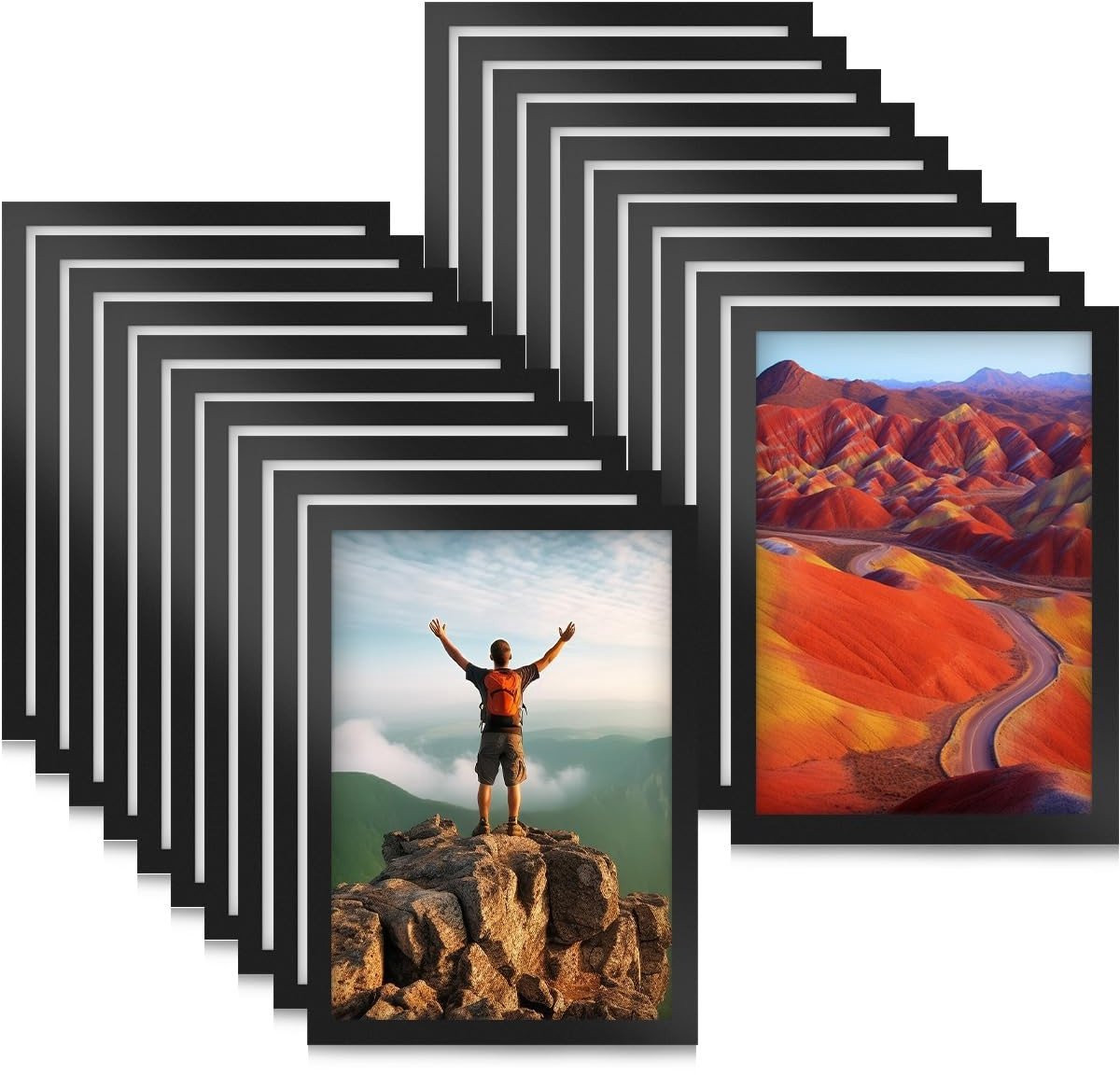 Set van 20 magnetische A4 fotolijsten voor posters en documenten