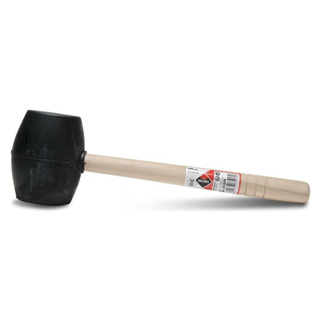 MGA Rubi 65908 Gummihammer mit 2 flachen Seiten (750 g) (RUBI65908)