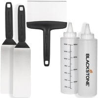 Griddle Professional Toolkit, 5-teilig, Grillbesteck schwarz/edelstahl