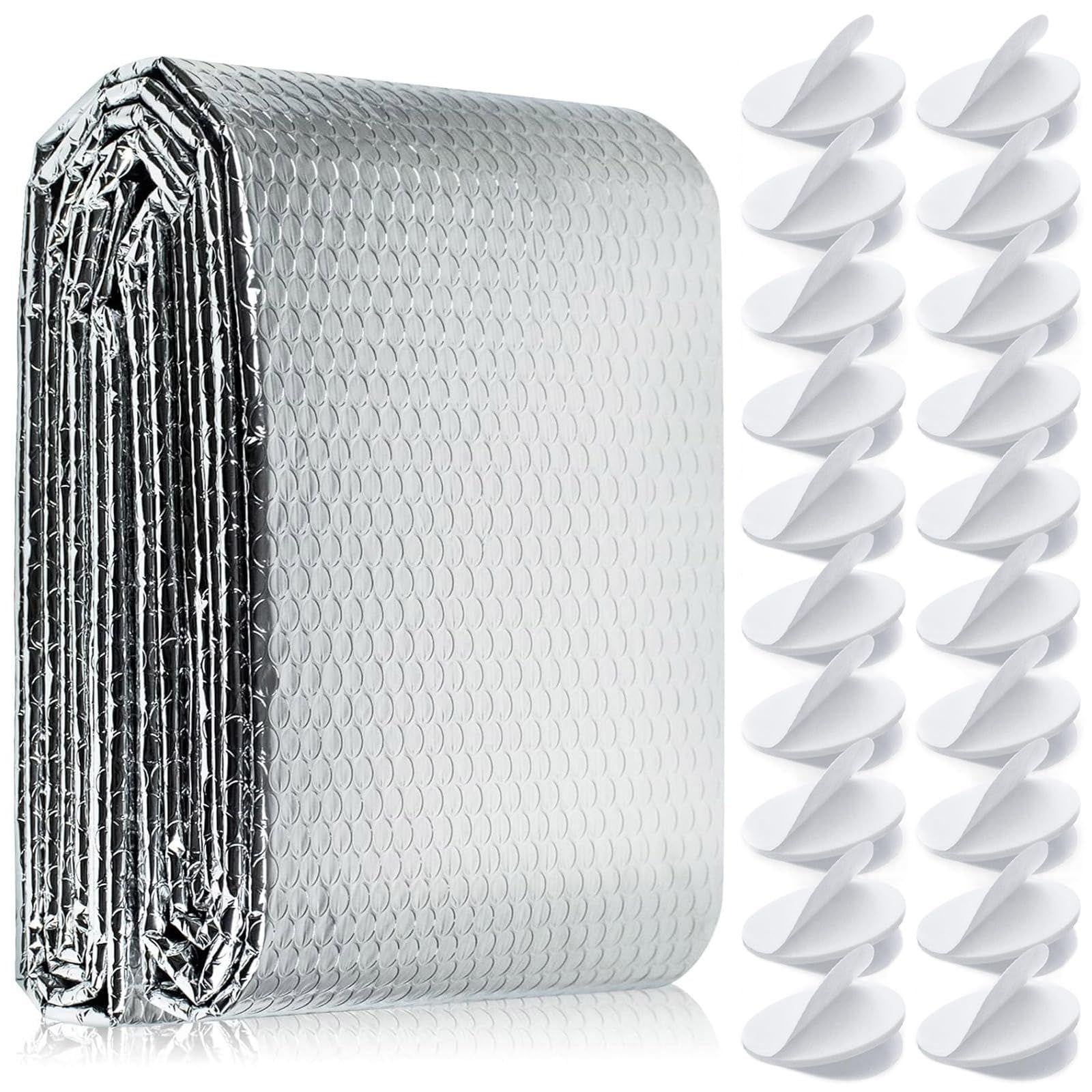 Selius Aluminium Bubble Isolatie Folie Warmte Reflecterende Radiator Reflector Folie, 0,6 x 3 m