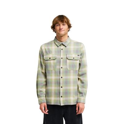 Langarmhemd BILLABONG "Offshore Flannel", Herren, Gr. XS, grün (hedge grün), Obermaterial: 100% Baumwolle., Hemden
