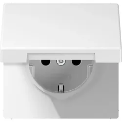 JUNG SCHUKO-Steckdose 16 A 250V m.Klappdeckel bruchs LS 1520 BFKL WW