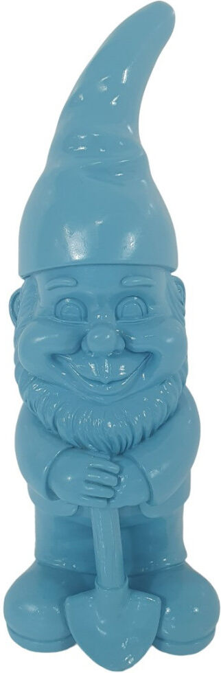 FD Dekofigur Zwerg mit Spaten 17,5 x 6 cm blau