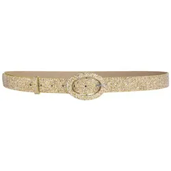 Gürtel "Glitzer", gold