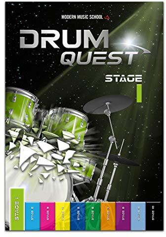 Andi Rohde - Drum Quest Stage 1: Die Schlagzeugschule für Anfänger. Einfach Schlagzeug lernen. Schlagzeug Buch Songbuch mit Bonus-Material (DEU) - Preis vom 13.10.2026 11:25:28 h