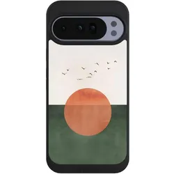 Nivocase Handyhülle für Google Pixel 10 Pro XL Hülle NIVOpure Case Schwarz Sonnenschein Sonnenuntergang (Google Pixel 10 Pro XL), Smartphone Hülle, Schwarz