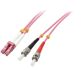 Lindy 46351 InfiniBand/Glasfaserkabel 2 m LC ST Pink