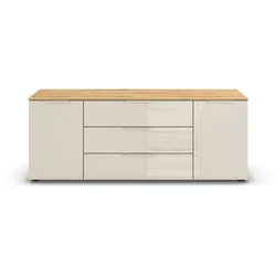 Lowboard Flipp Glas Beige Champagner