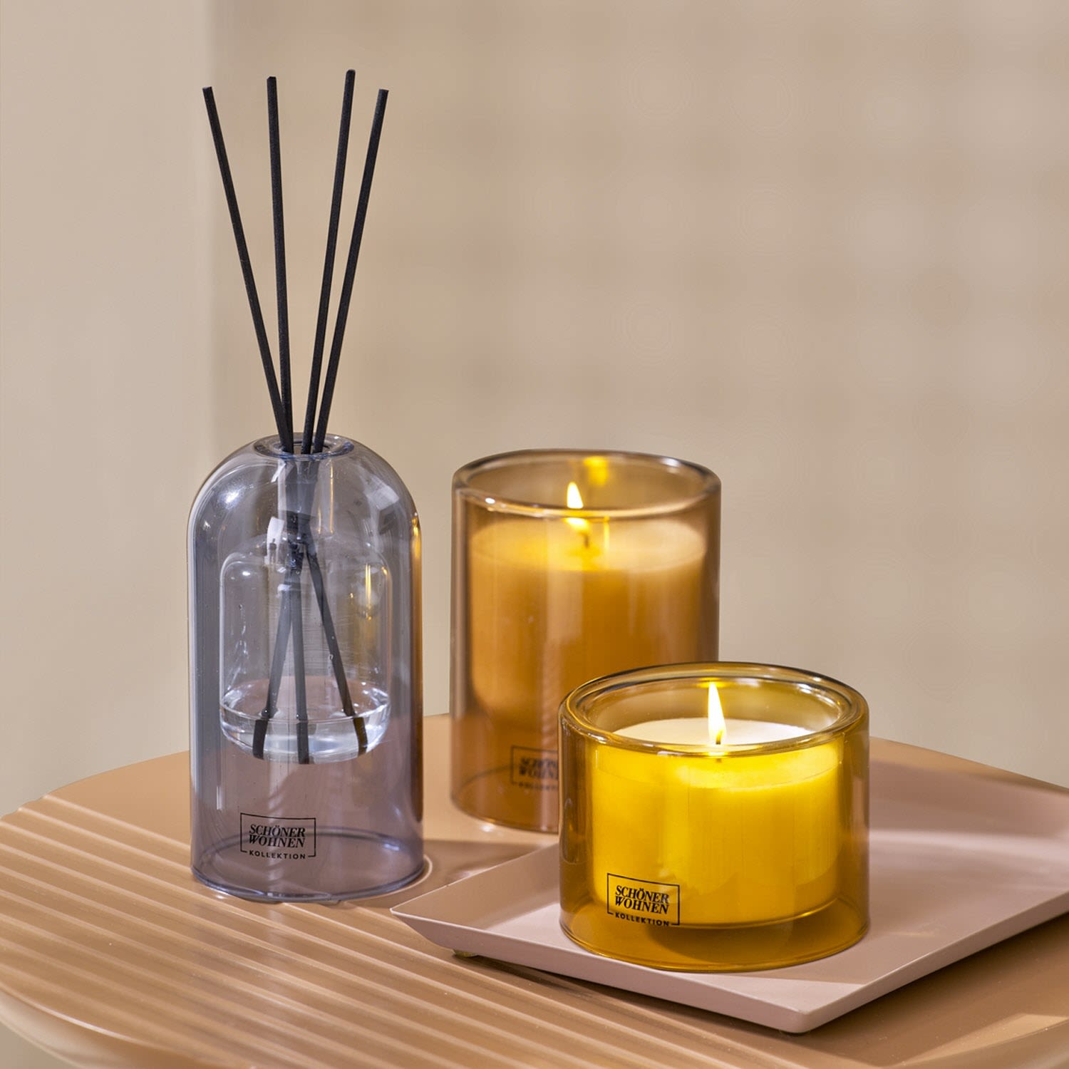 SCHÖNER WOHNEN-Kollektion Duftkerze Mod. Vanilla M, Accessoires, 26244197, orange