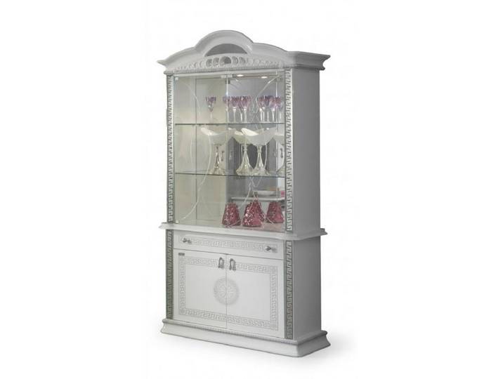 Xlmoebel Vitrine Designer Kommode aus Glas im italienischen Stil (1-St., Designer Vitrine aus Glas) Made in Europa