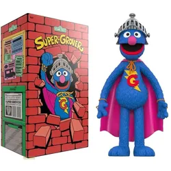 Super7 Rue Sésame figurine Supersize Vinyl - Super Grover 36 cm