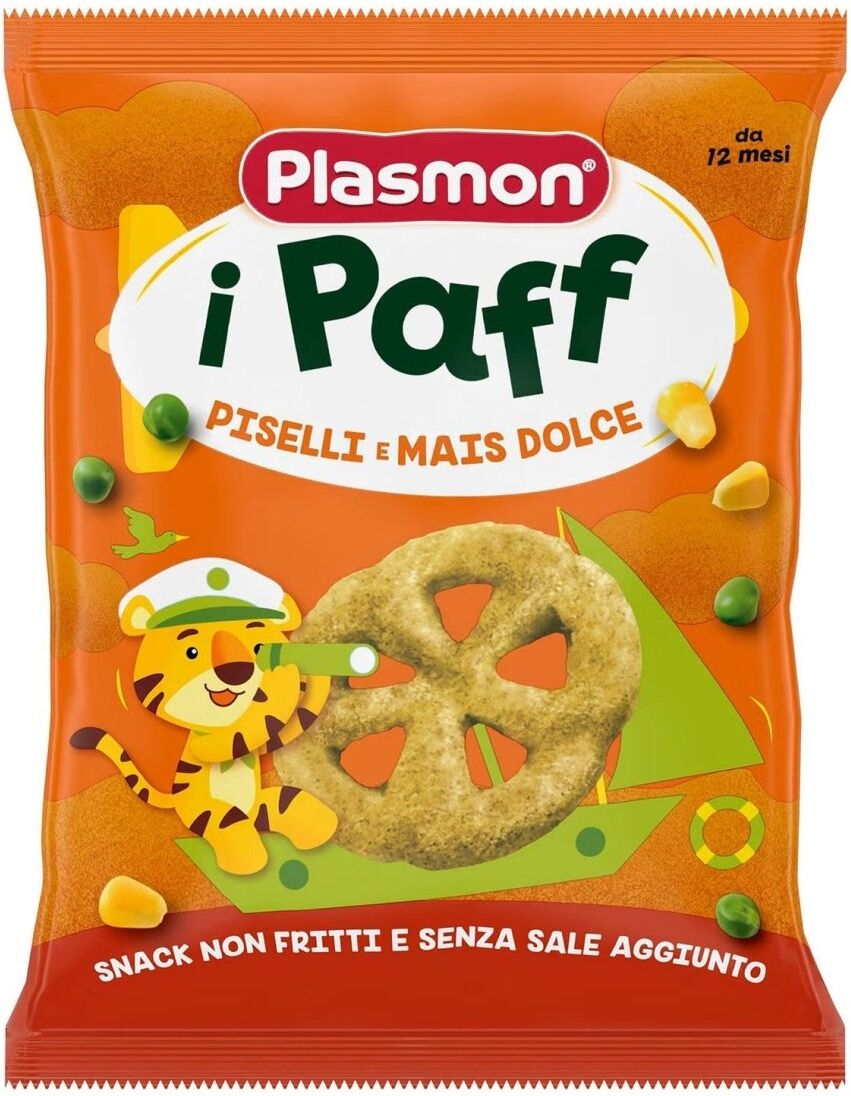 Plasmon dry snack pisello-mais 15 g senza glutine