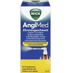 Wick Angimed Zitronengeschmack 2mg/Ml+0.5mg/ml 30 ML