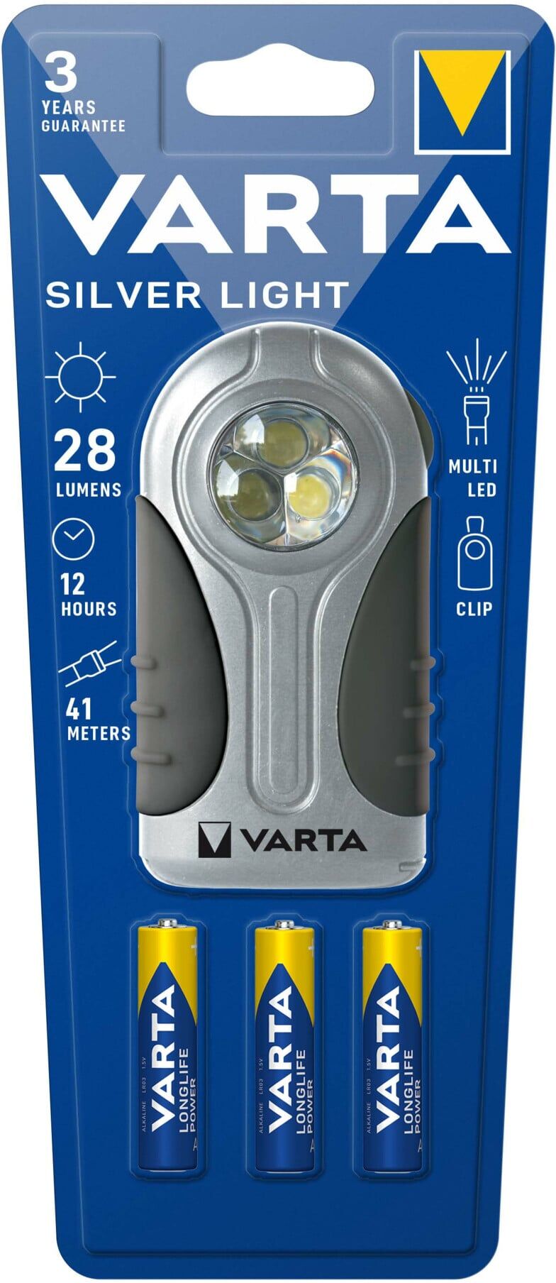 Cons.Varta Leuchte Silver Light inkl. 3AAA 16647 (16647101421)