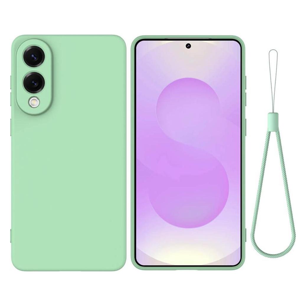 Cover-Discount Galaxy S25 Edge - Silikon Gummi Hülle mit Riemen (Samsung Galaxy S25 Edge) (58336965)
