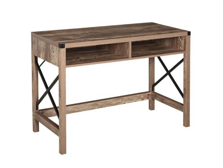 HOMCOM - bureau - Bois - 110x48x76cm - Marron