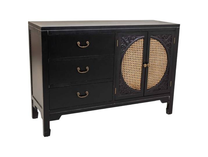 Buffet noir 106x36x73h