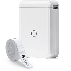 Niimbot Etikettendrucker D110 M, weiß, mobil, bis 12 mm, Thermodirekt, 203 dpi, Bluetooth