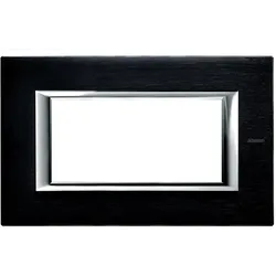 Legrand HA4804XS Abdeckrahmen AXOLUTE: 4 Module, Farbe: Anthrazit, gebürstet