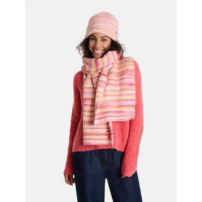 Schal LIEBLINGSSTÜCK "Damen-Strickschal", Damen, Gr. onesize, rosa (365, rot), Wollmischung, Modetücher Schal, mit Woll-Anteil