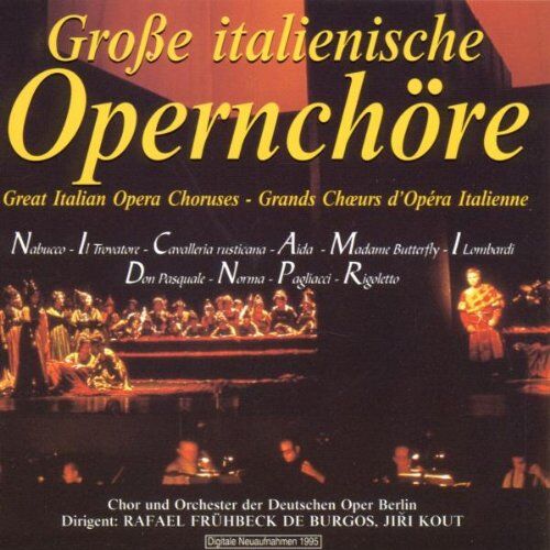 Chor+Odob - Große italienische Opernchöre - Preis vom 18.10.2026 19:22:15 h