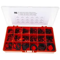 RS PRO, Zubehör Sanitärinstallation, O-Ring Set Viton 18 Groessen 510-teilig
