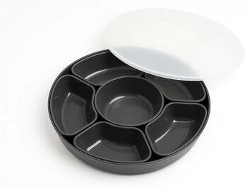 Abode Homewares Fluted Picnic Rectangular Tray, Set of 4