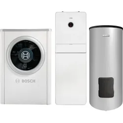 BOSCH Luftwärmepumpen-Paket BOPA CS704 CS7001iAW13OR-T, AWMB 9, WH 370 LP1 B