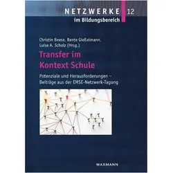 Transfer im Kontext Schule, Schulbücher von Luise A. Scholz, Bente Giesselmann, Christin Beese