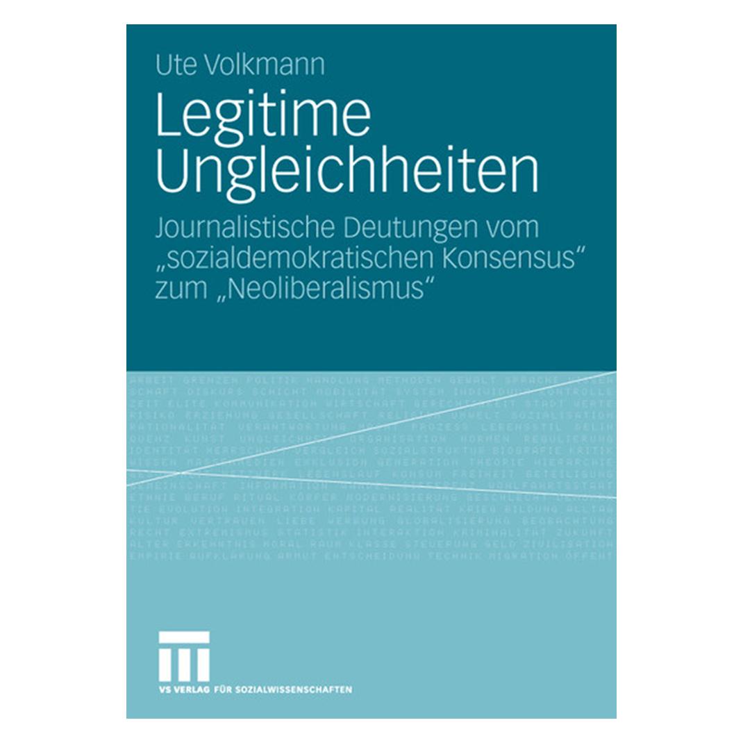 VS Legitime Ungleichheiten (Deutsch, Softcover, Ute Volkmann) (7268738)